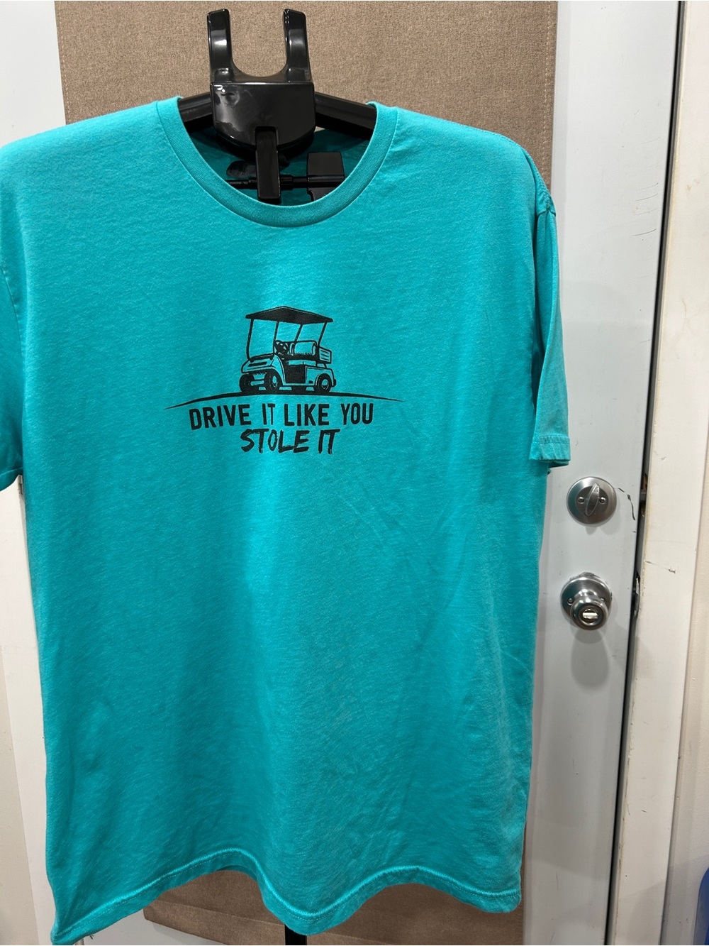 Next Level Apparel Teal 'Drive It Like You Stole It' Graphic Tee